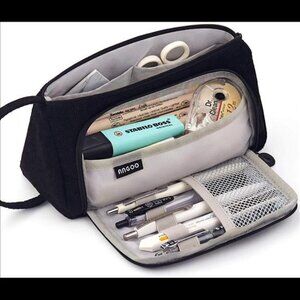 Big Capacity Pencil Case Canvas Bag for School